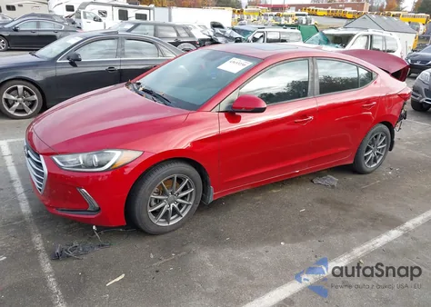 2018 Hyundai Elantra Value Edition from USA, damaged, VIN KMHD84LF6JU588736